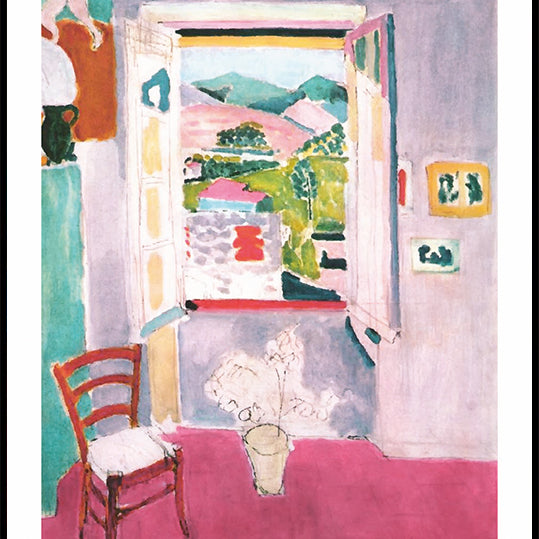 Open Window at Collioure  Plakat