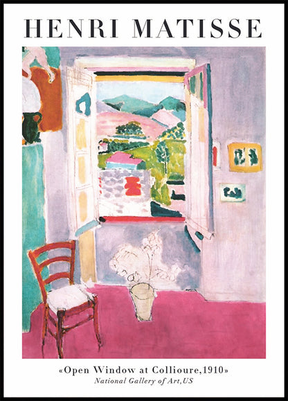 Henri Matisse - Open Window at Collioure Plakat