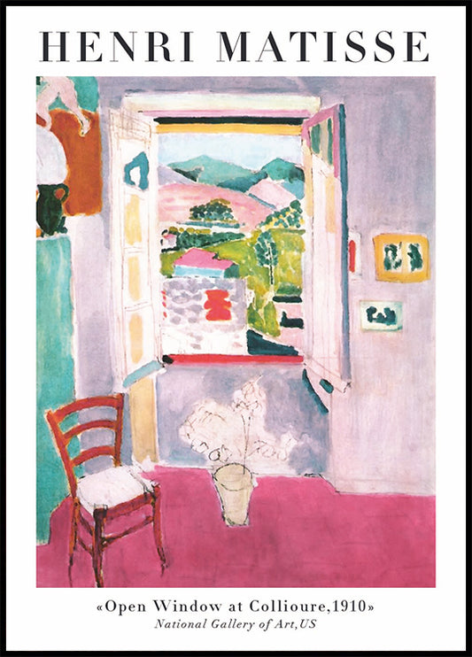 Henri Matisse - Open Window at Collioure Plakat