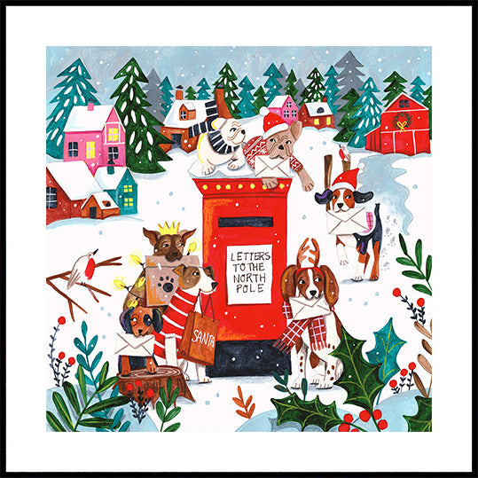 Christmas post Plakat