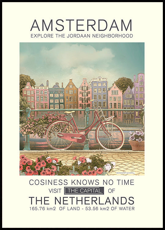 Amsterdam print Plakat