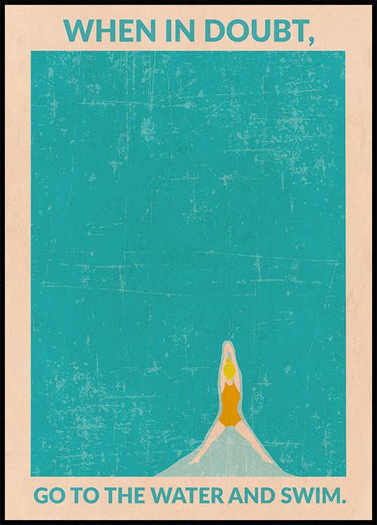 Open Water (blonde) Plakat