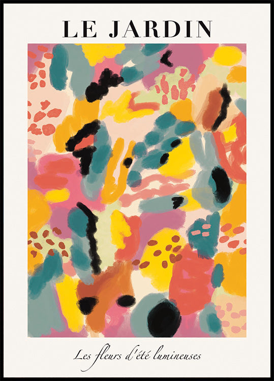 Le Jardin, luminous summer garden Plakat