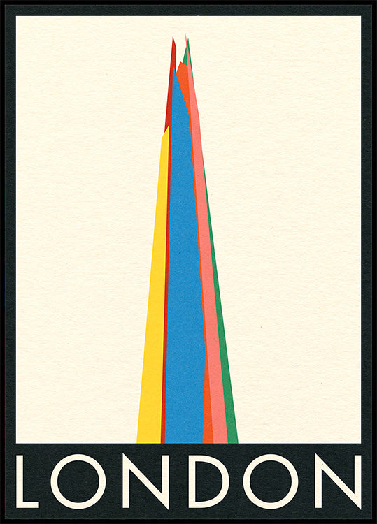 London the Shard Plakat