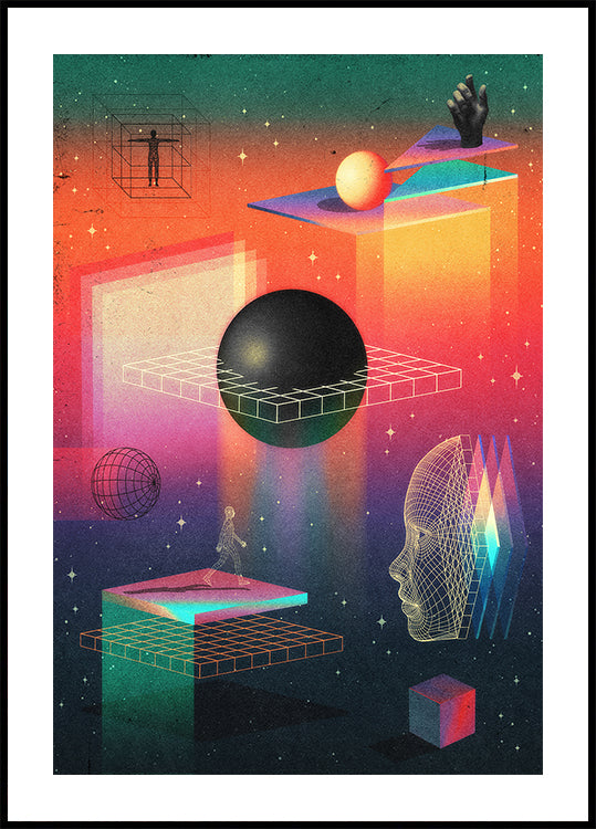 Between Dimensions Plakat