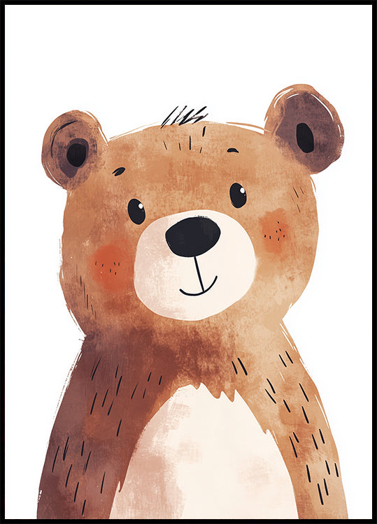 Cute Bear Plakat