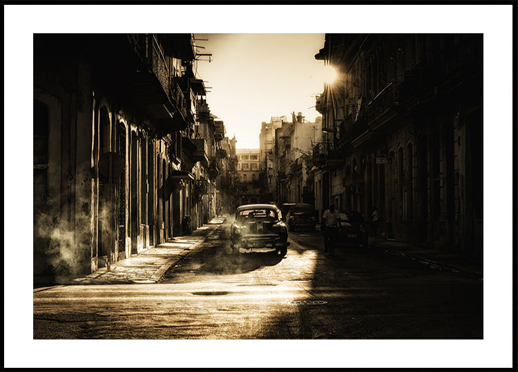 Mystic morning in Havana... Plakat