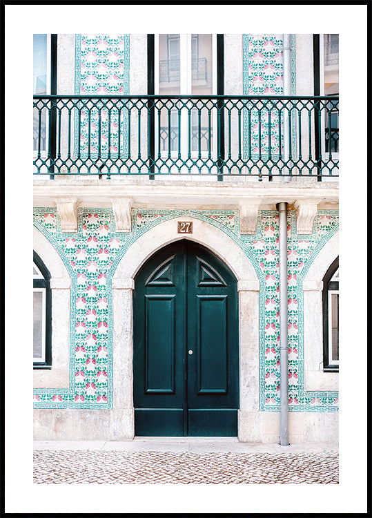 Lisbon Door Poster