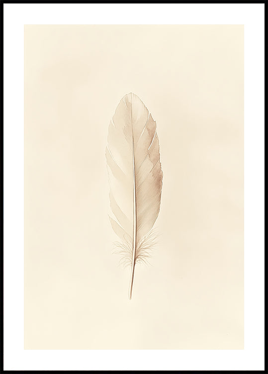 Feather Illustration Plakat