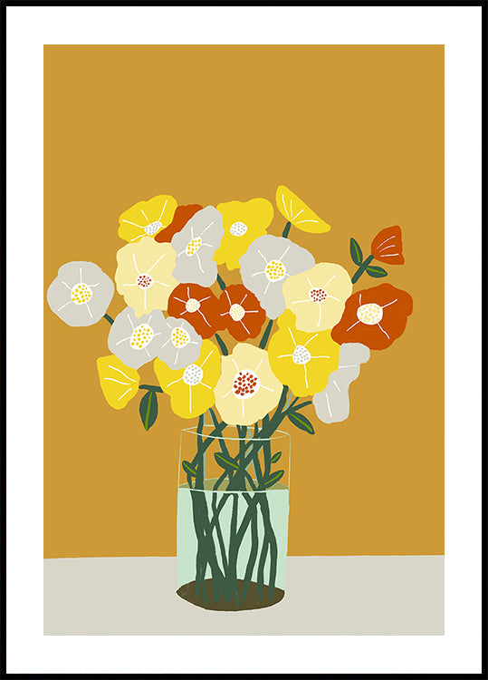 Vase of Flowers Plakat