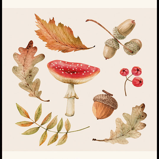 Autumn Herbarium Plakat