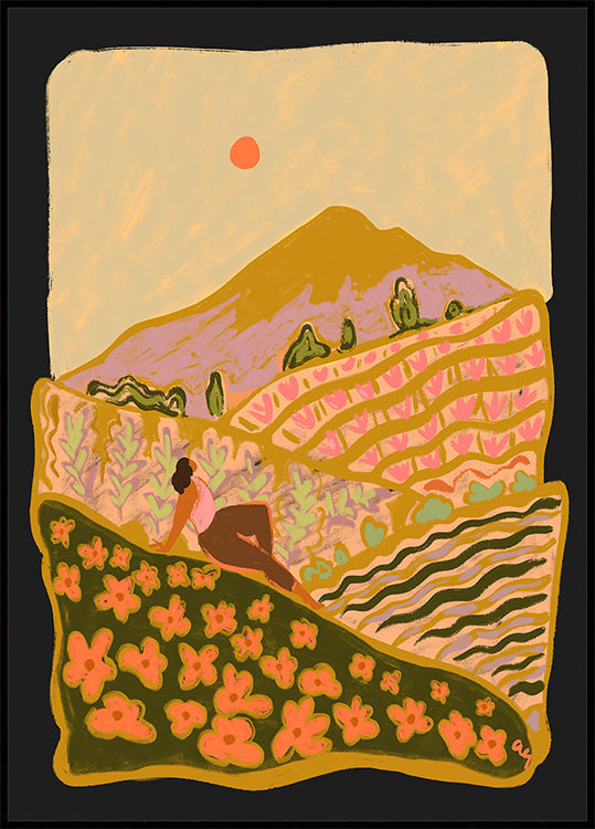Field Of Flowers Plakat