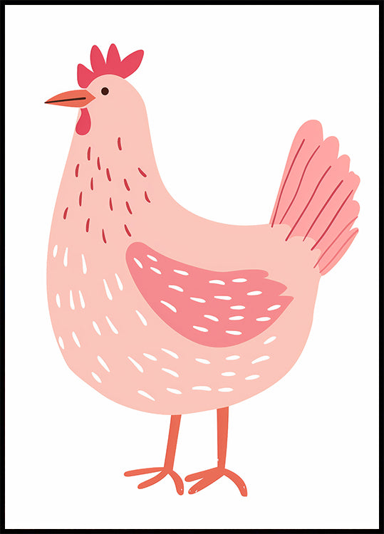 Pink Hen Plakat