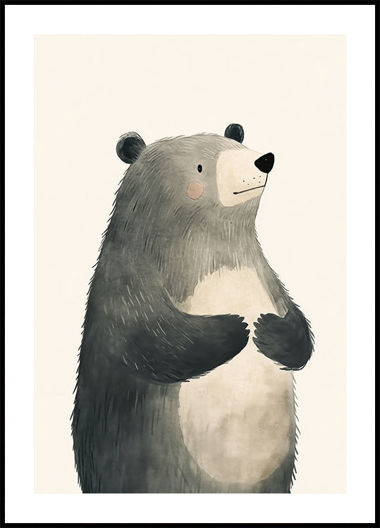 Gentle Standing Bear Plakat