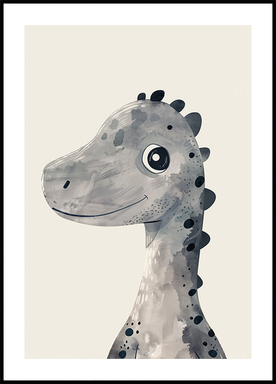 Smiling Dinosaur Plakat