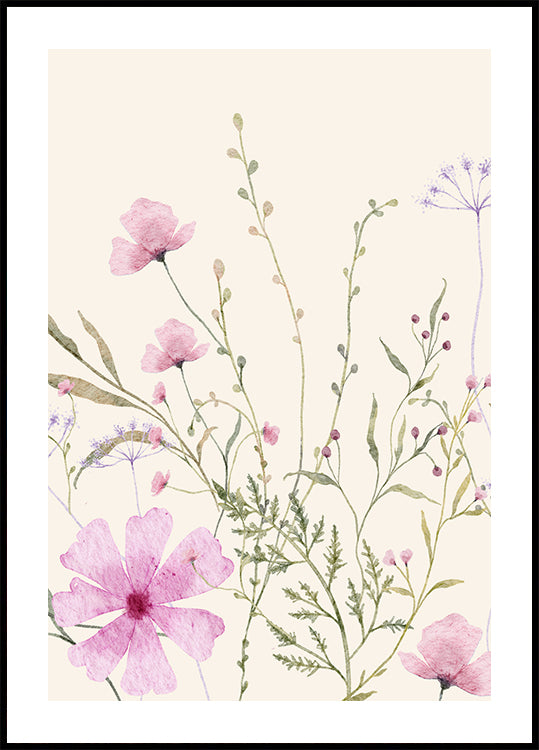 Soft Wildflowers Plakat
