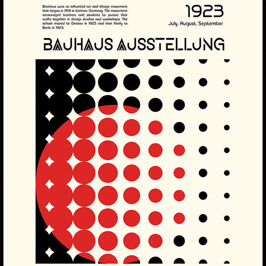 Bauhaus Ausstellung Plakat