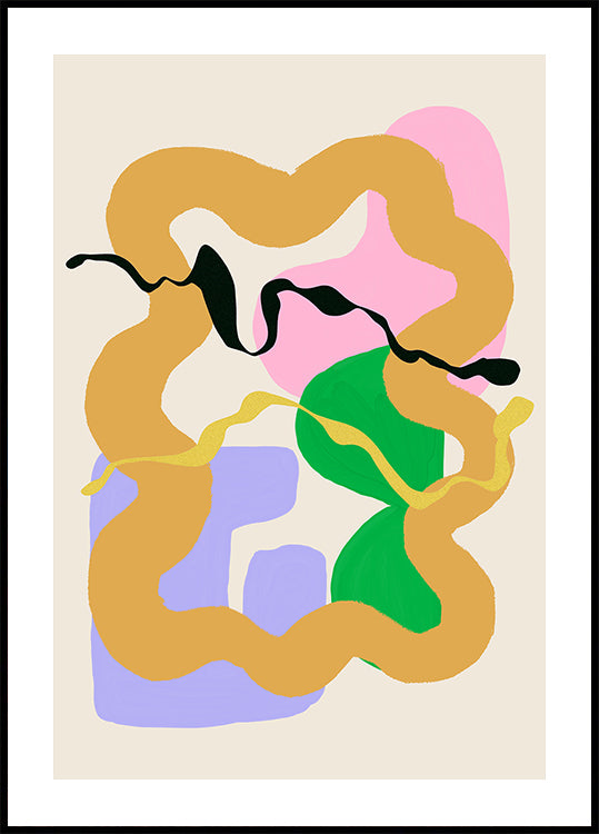 Colorful Whirl Plakat