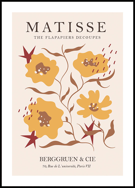 Matisse The Flapapiers Decoupes Plakat