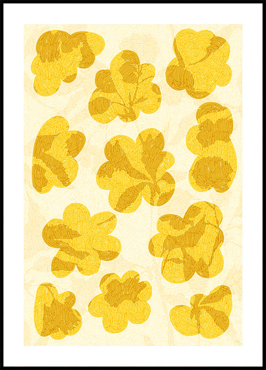 Golden Blooms Plakat
