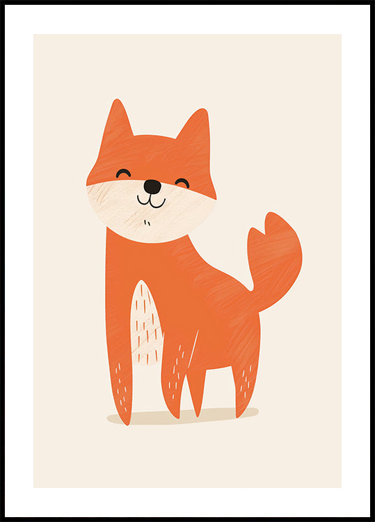 Smiling Fox Plakat