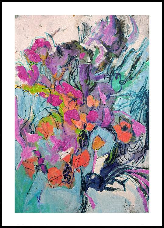 Floral Symphony Plakat