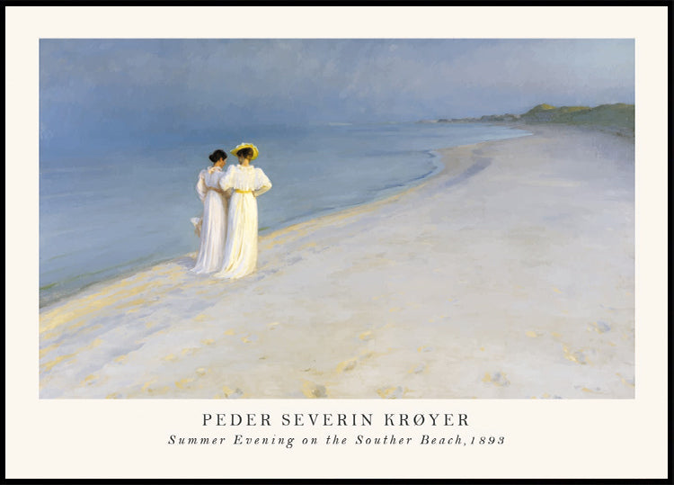Summer Evening on the Souther Beach Plakat