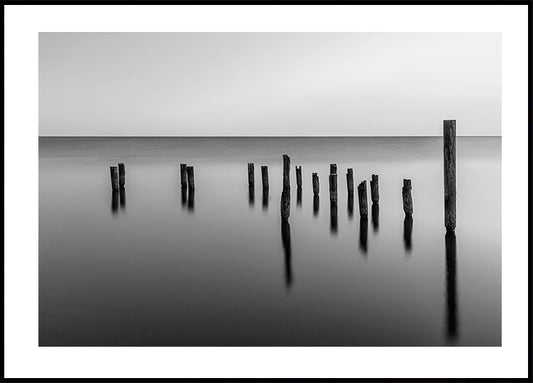 Dock Pilings Plakat