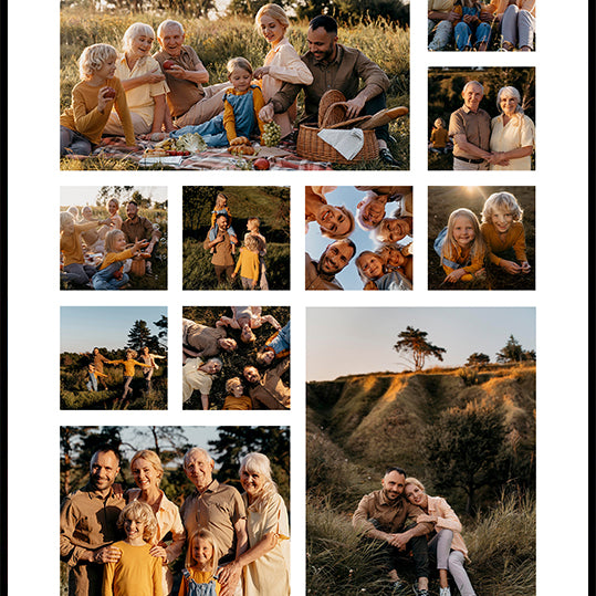 Personalized Photo Collage Plakat