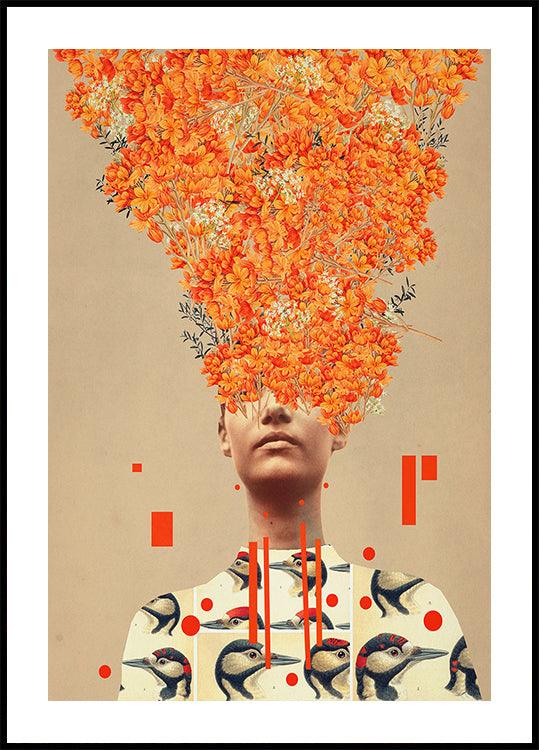 Bird Flight In Autumn Plakat