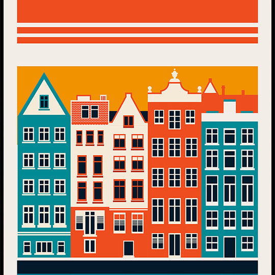 Amsterdam Travel Plakat Plakat