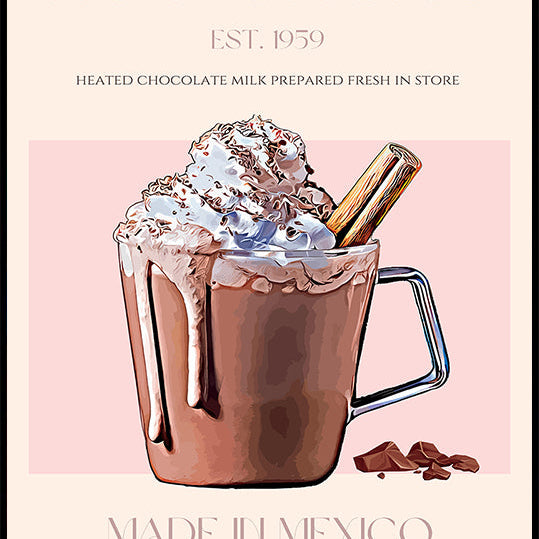 A Mug of Creamy Hot Cacao Plakat
