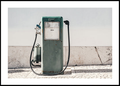 Vintage Gas Pump Plakat