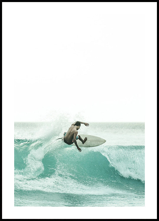 Surfer Surfing Plakat
