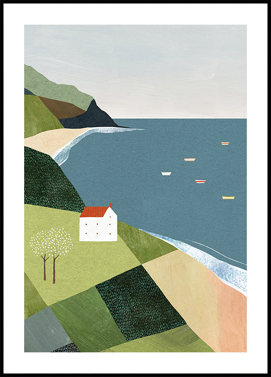 House on the Cliff Plakat