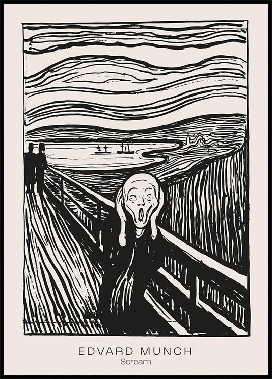 Scream, Edvard Munch Plakat