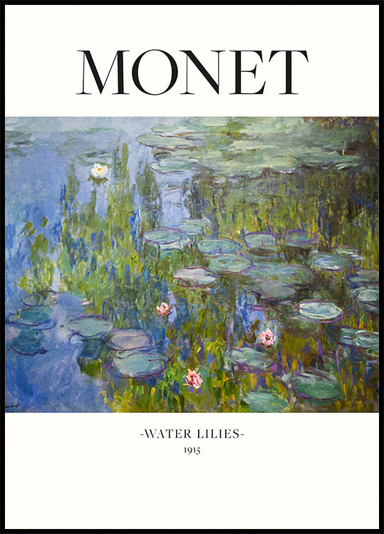 Water Lilies 1915 Plakat