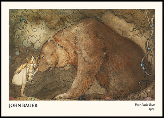 Poor little bear by John Bauer