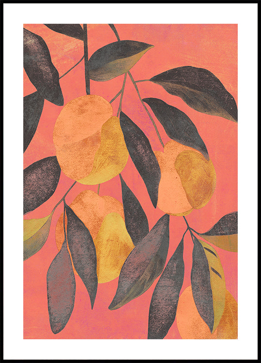 Vibrant Pear Grove Plakat