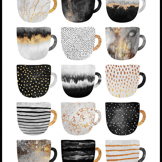 Pretty Coffee CupsPlakat