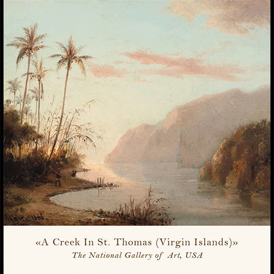 Camille Pissarro Tropical Caribbean Creek Plakat