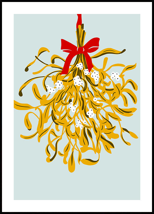 Mistletoe for Christmas Plakat