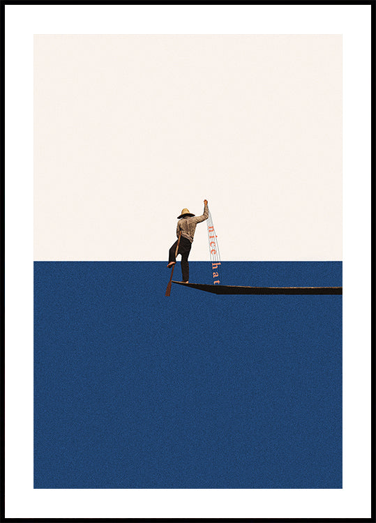 Fishing for compliments Plakat