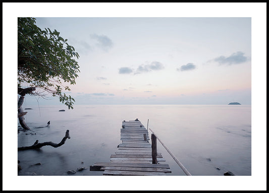 Tranquil Morning Pier Plakat