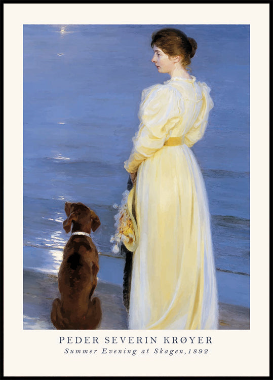 Summer Evening at Skagen, Peder Severin Krøyer Plakat