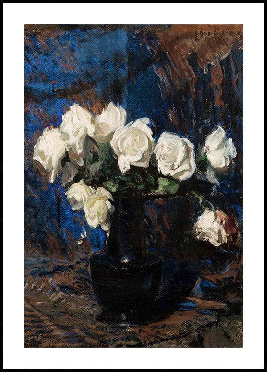 Leon Wyczółkowski - White Roses Plakat