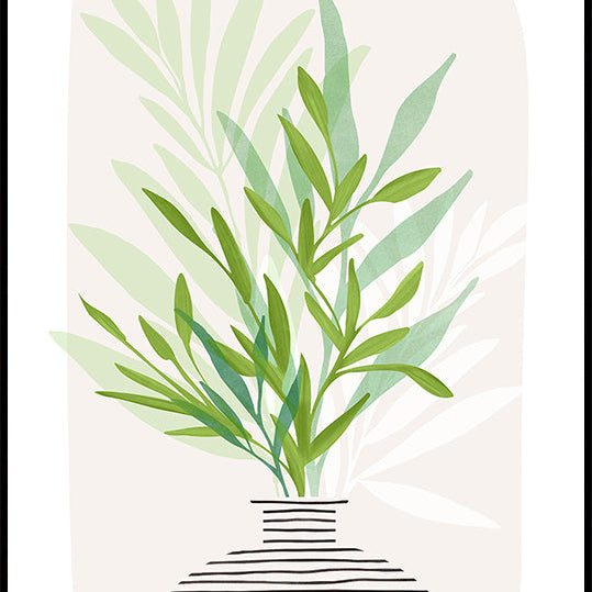 Painted Olive Branch Still Life Plakat