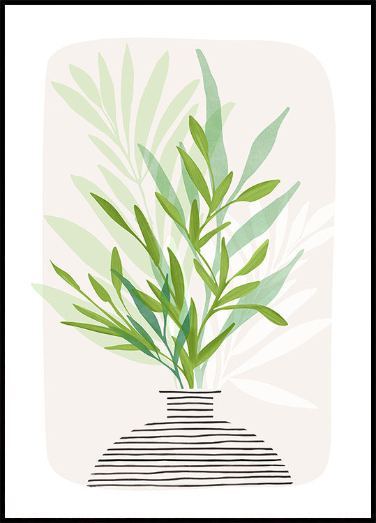 Painted Olive Branch Still Life Plakat