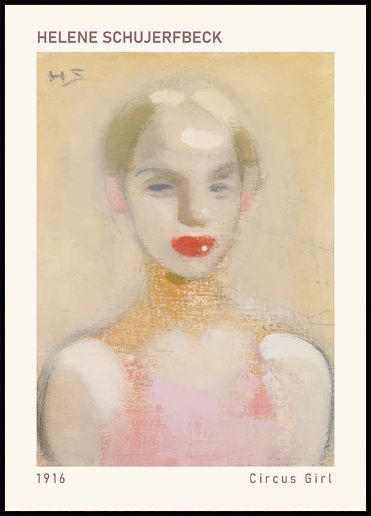 Circus Girl, Helene Schjerfbeck Plakat