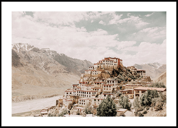 Key Monastery in the Himalayas Plakat